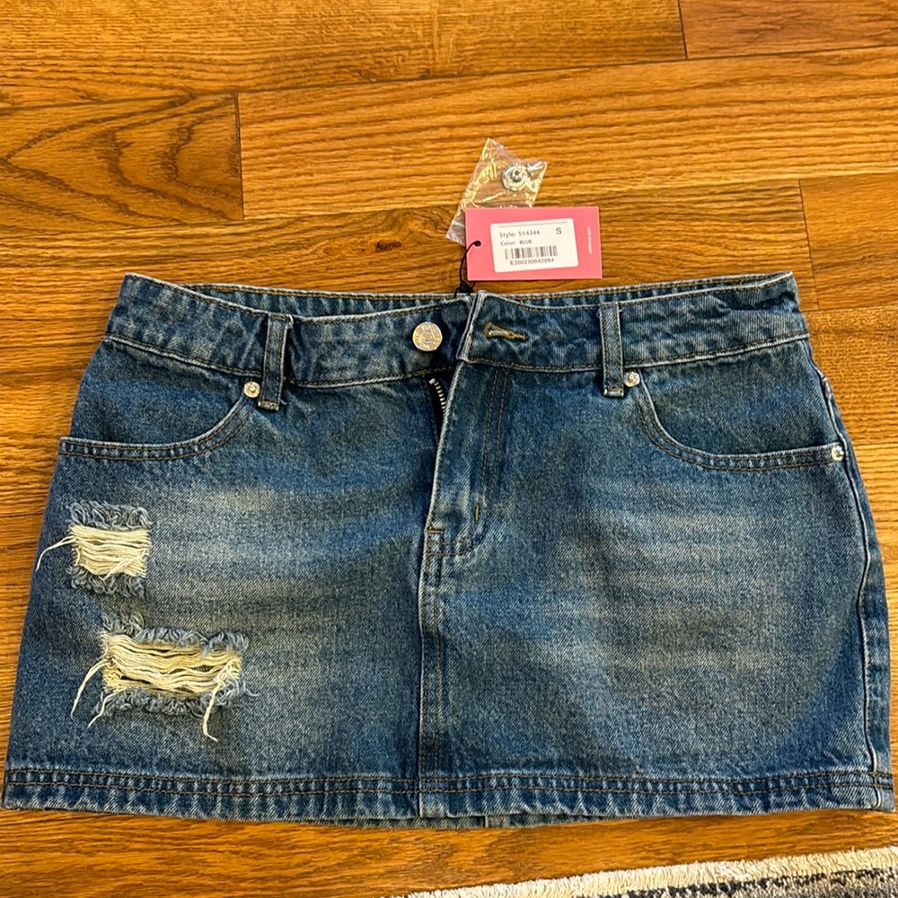 Edikted mini Jean skirt